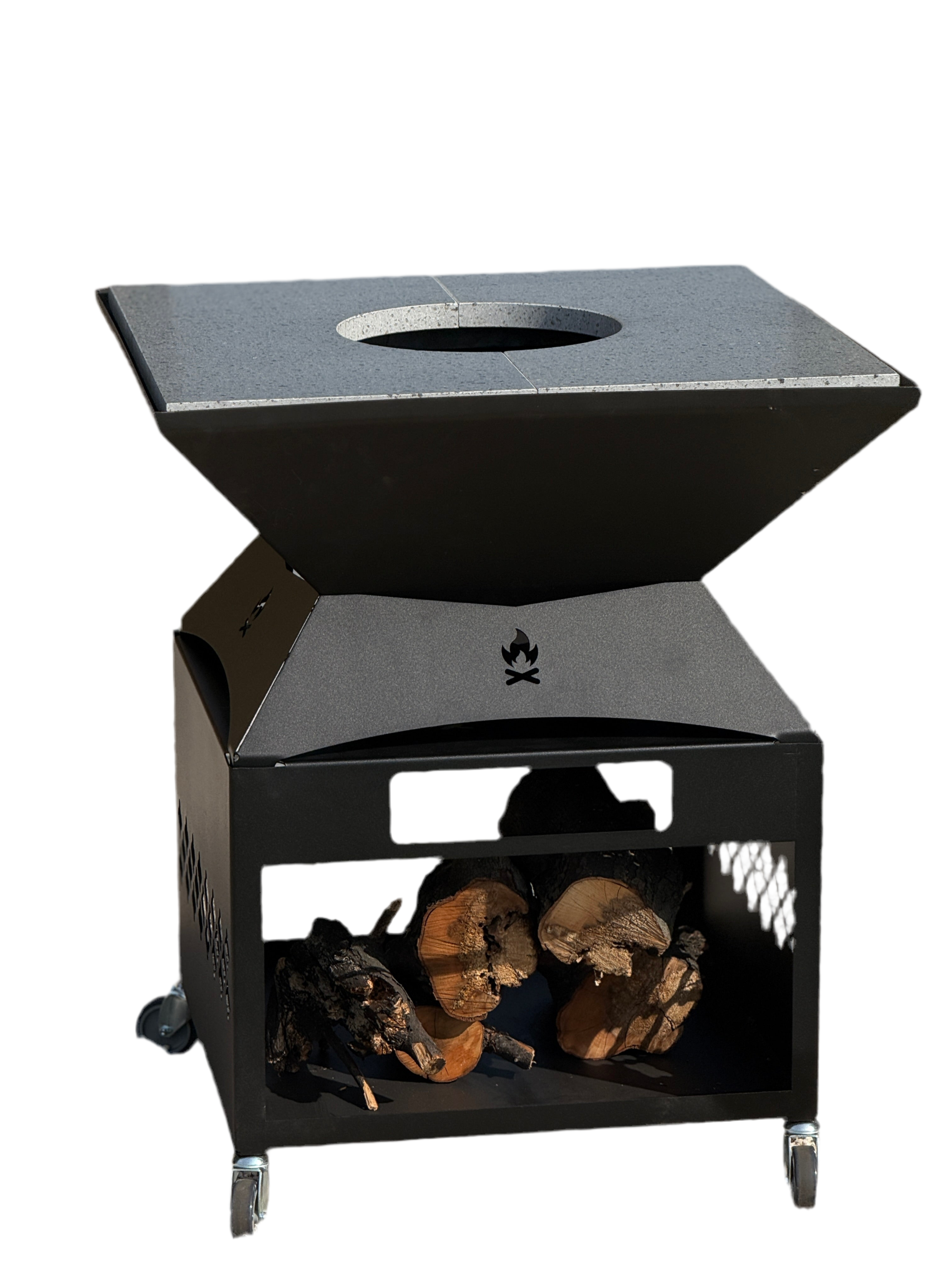 Braciere VESTA 74X74 Pietra Lavica