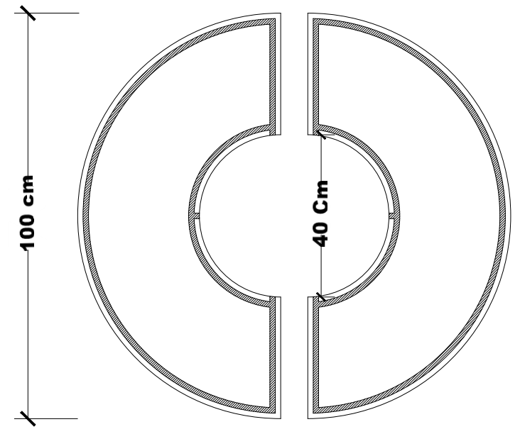 Pietra Lavica Ø100 Cm Spessore 3 Cm
