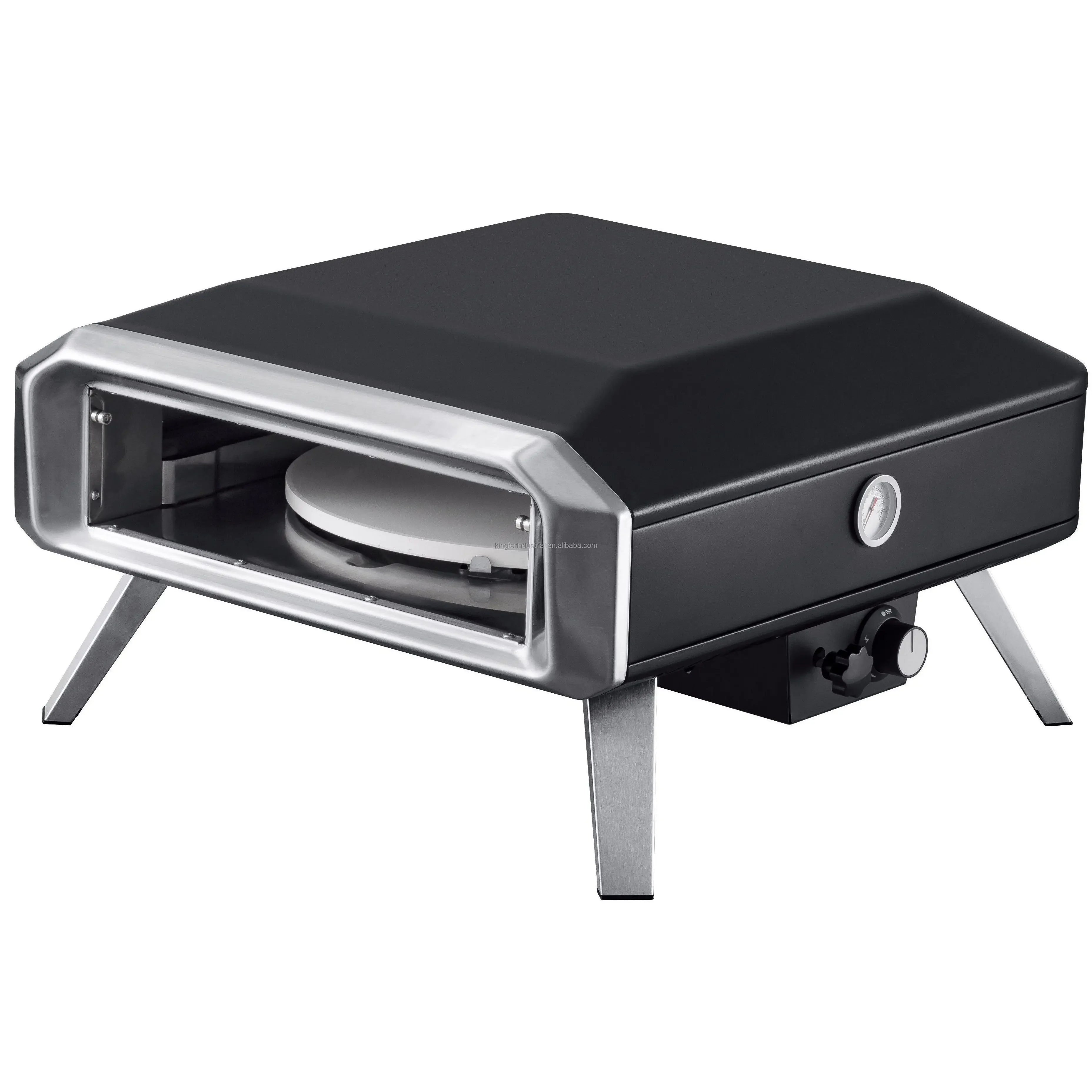 Forno per pizza a Gas Rotazione Manuale