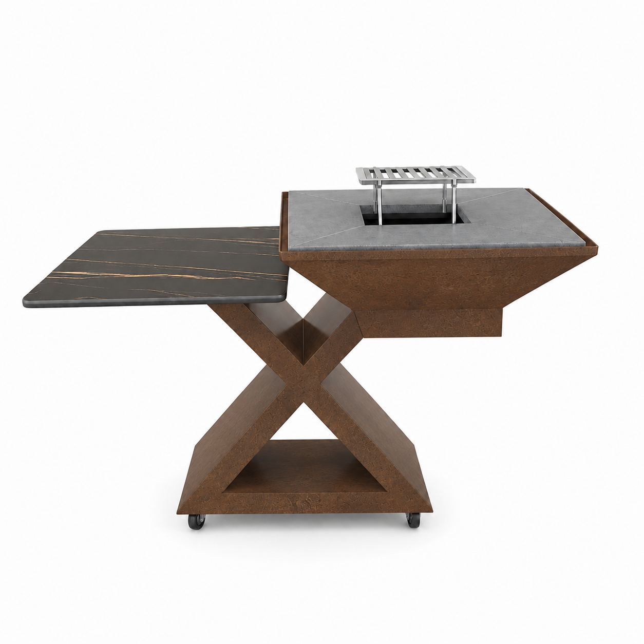 BRACIERE X Acciaio Corten