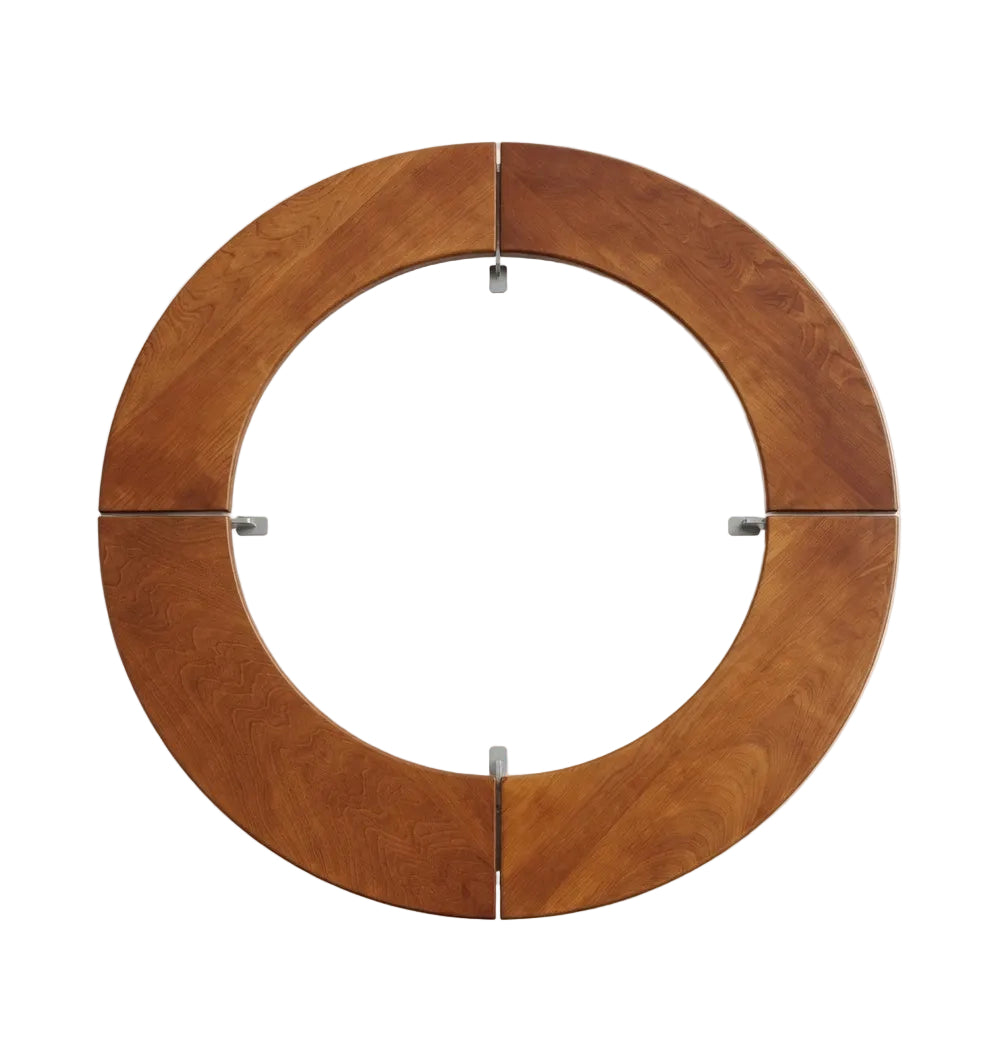 Tavolino Tondo in Legno 120 Cm