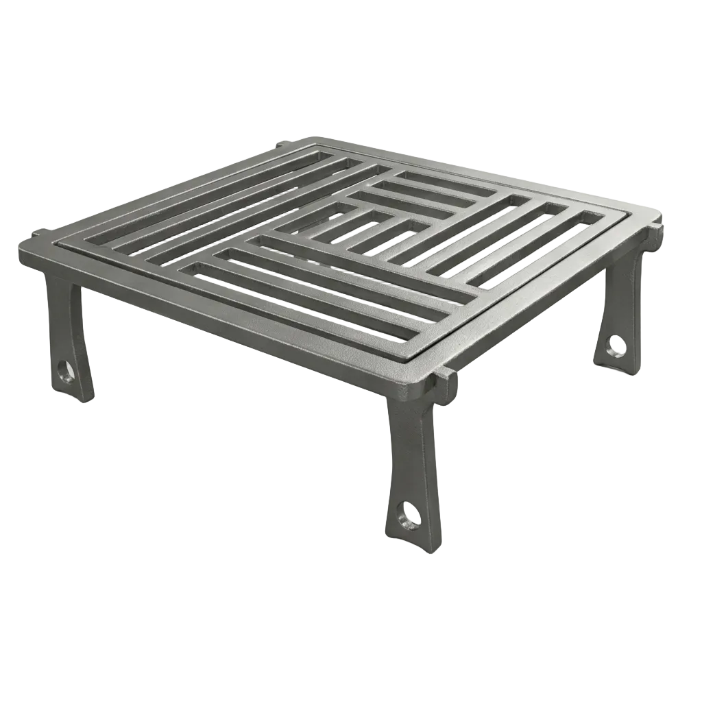 🔘 Griglia Rialzata Quadrata in Acciaio Inox AISI 304 30x30 cm