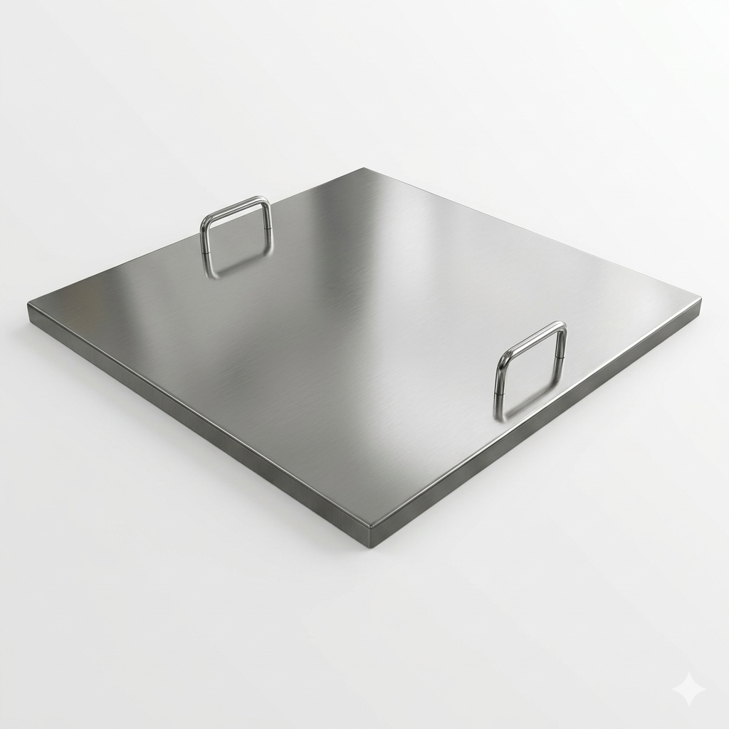 🛡️ Coperchio di Protezione in Acciaio Inox AISI 304